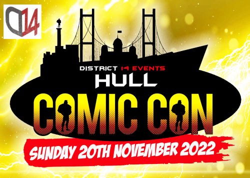 Hull Comic Con 2022 Trader/Exhibitor Table Early Bird Price: 5 tables